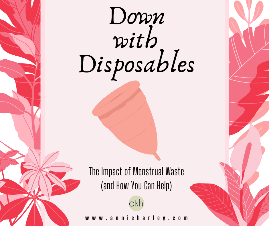 Down with Disposables: The Impact of Menstrual Waste (and How You Can Help) | www.annieharley.com